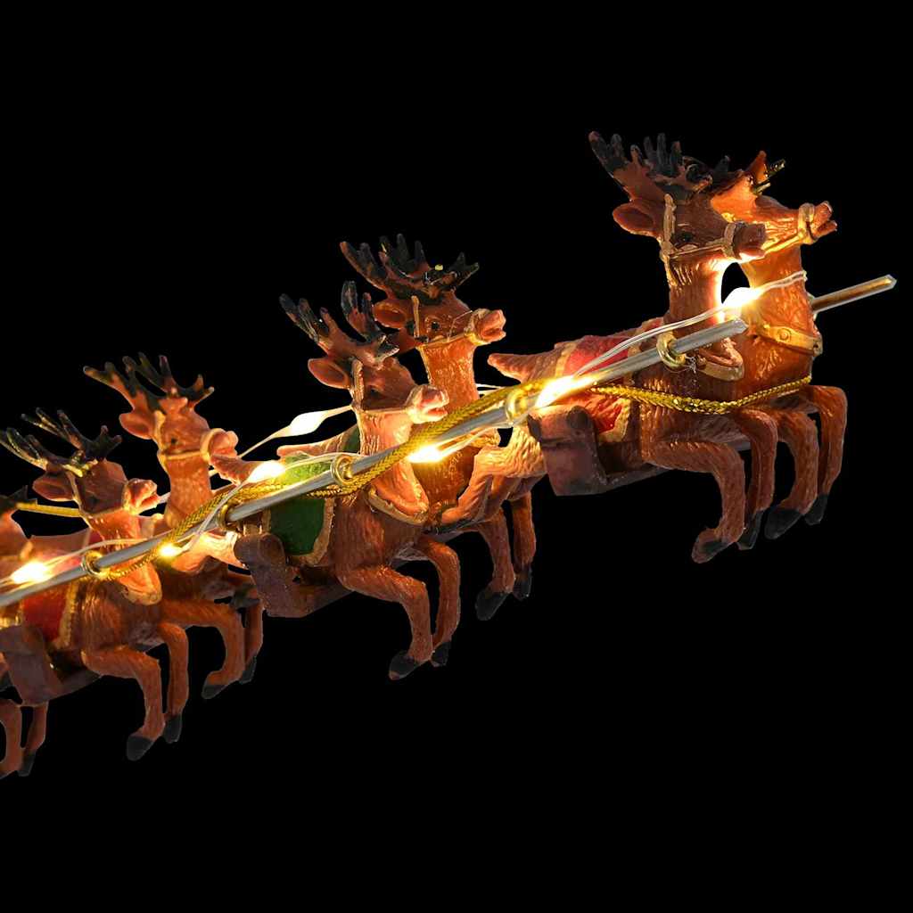 Weihnachtlicher Tisch Mehrfarbig 31,5 X 6,5 X 16 Cm Harz