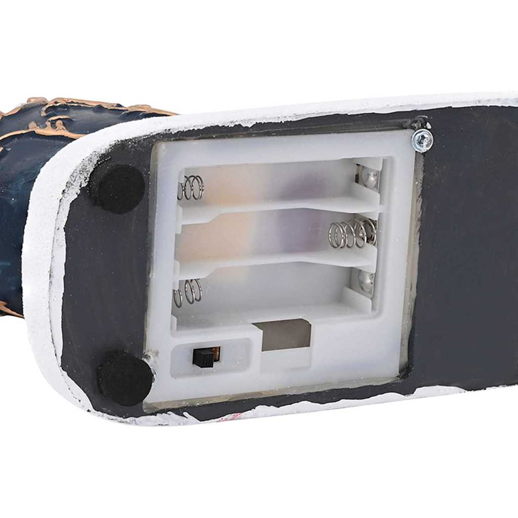 Weihnachtlicher Tisch Mehrfarbig 31,5 X 6,5 X 16 Cm Harz