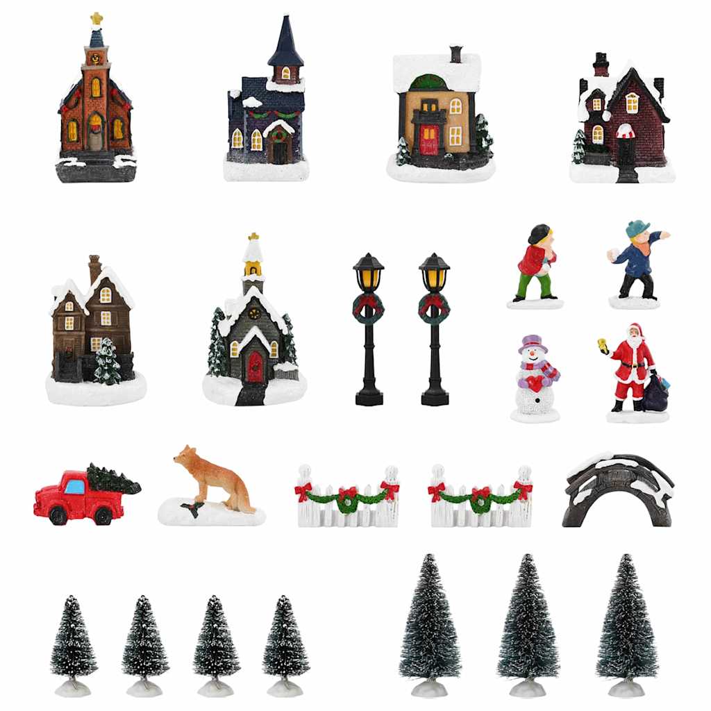 Weihnachtlicher Tischdekoration Mehrfarbig Harz