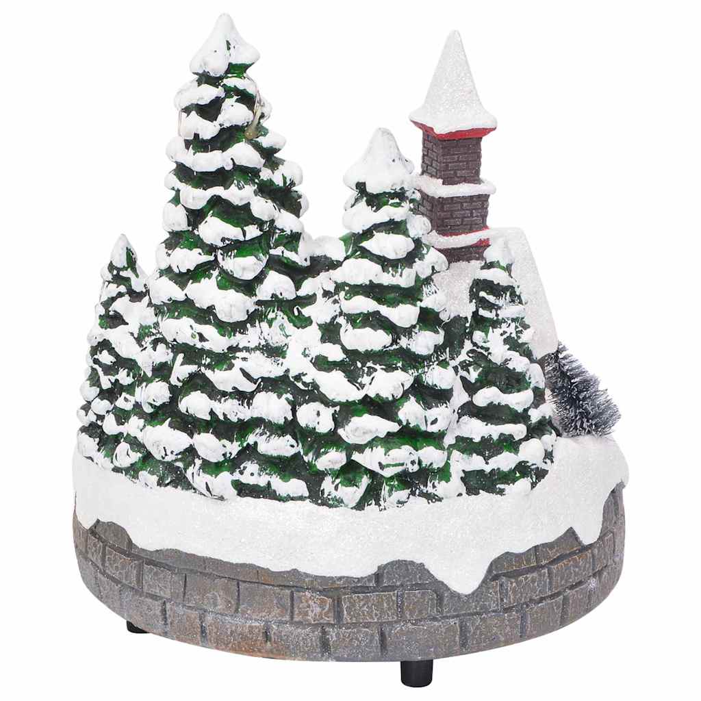 Weihnachtlicher Tischdekoration Mehrfarbig 16 X 16 X 19 Cm Harz