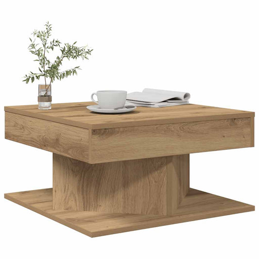 Couchtisch Artisan-Eiche 55X55X30 Cm Holzwerkstoff