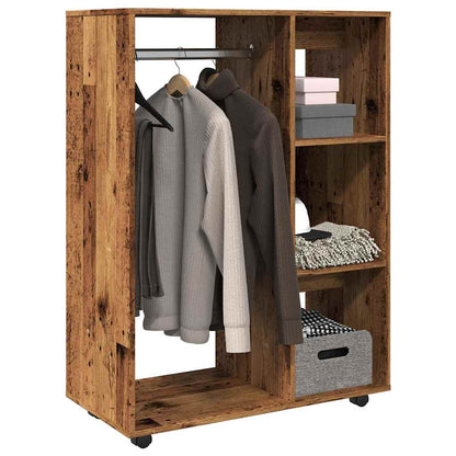 Kleiderschrank 80 X 40 X 110 Cm Holzwerkstoff