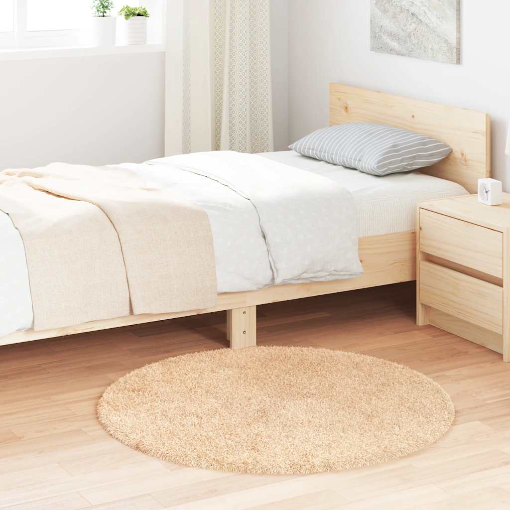 Teppich Shaggy Hochflor Navarra Polyester Beige