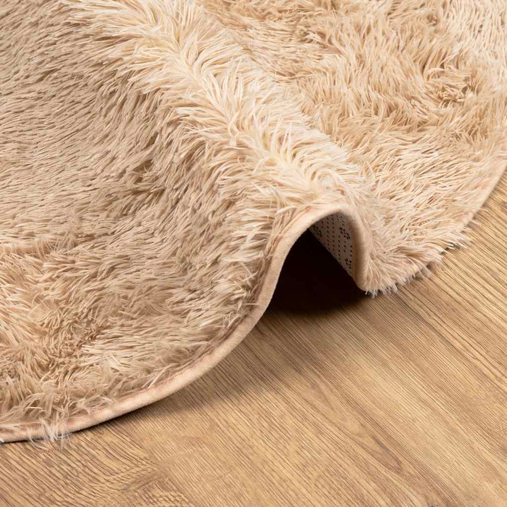 Teppich Shaggy Hochflor Navarra Polyester Beige