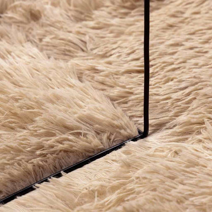 Teppich Shaggy Hochflor Navarra Polyester Beige