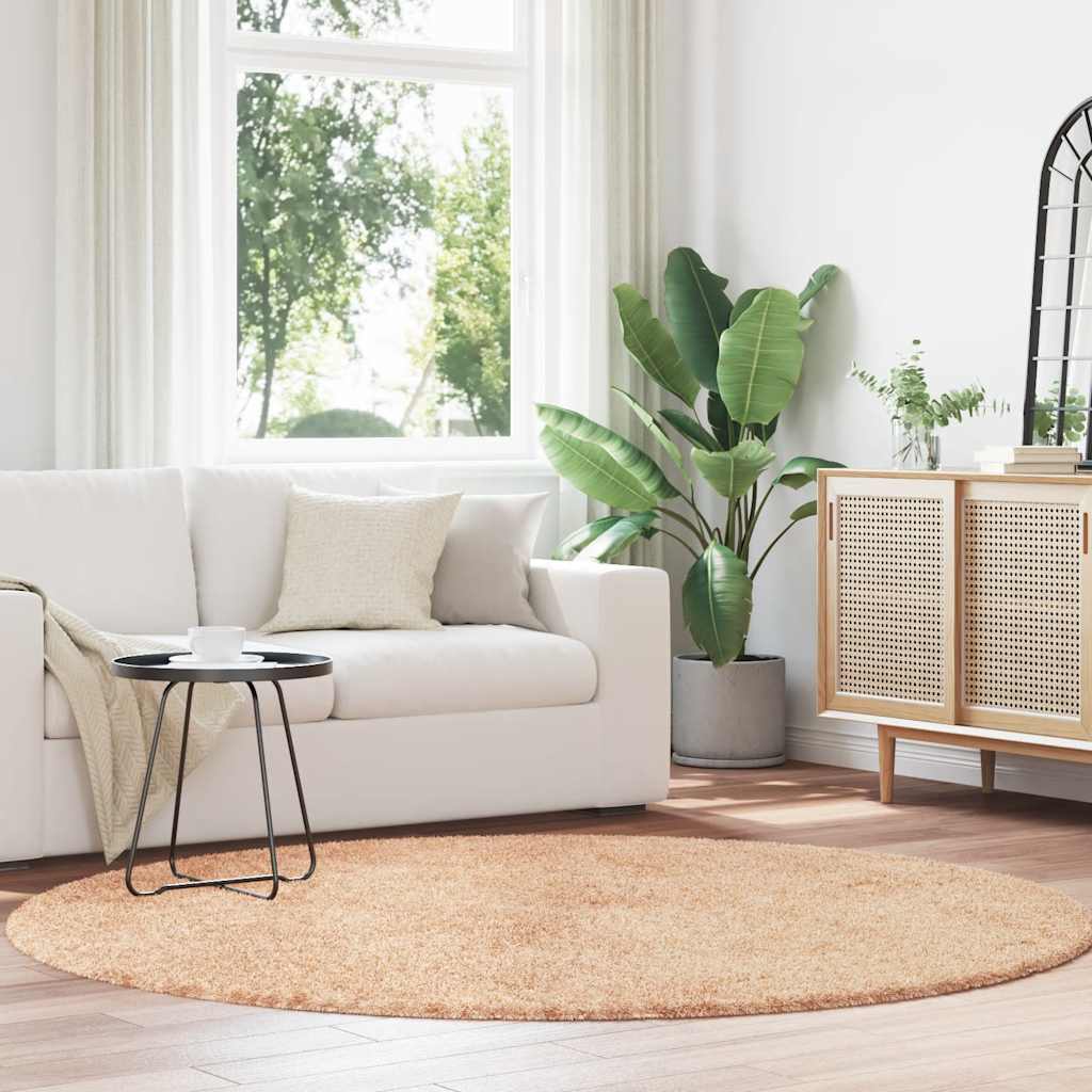 Teppich Shaggy Hochflor Navarra Polyester Beige