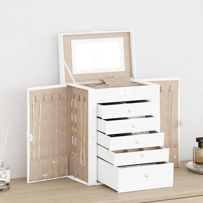 Schmuckkästchen 6-Schichten Mit Spiegel Abschließbar