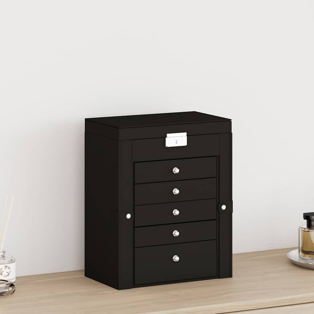 Schmuckkästchen 6-Schichten Mit Spiegel Abschließbar