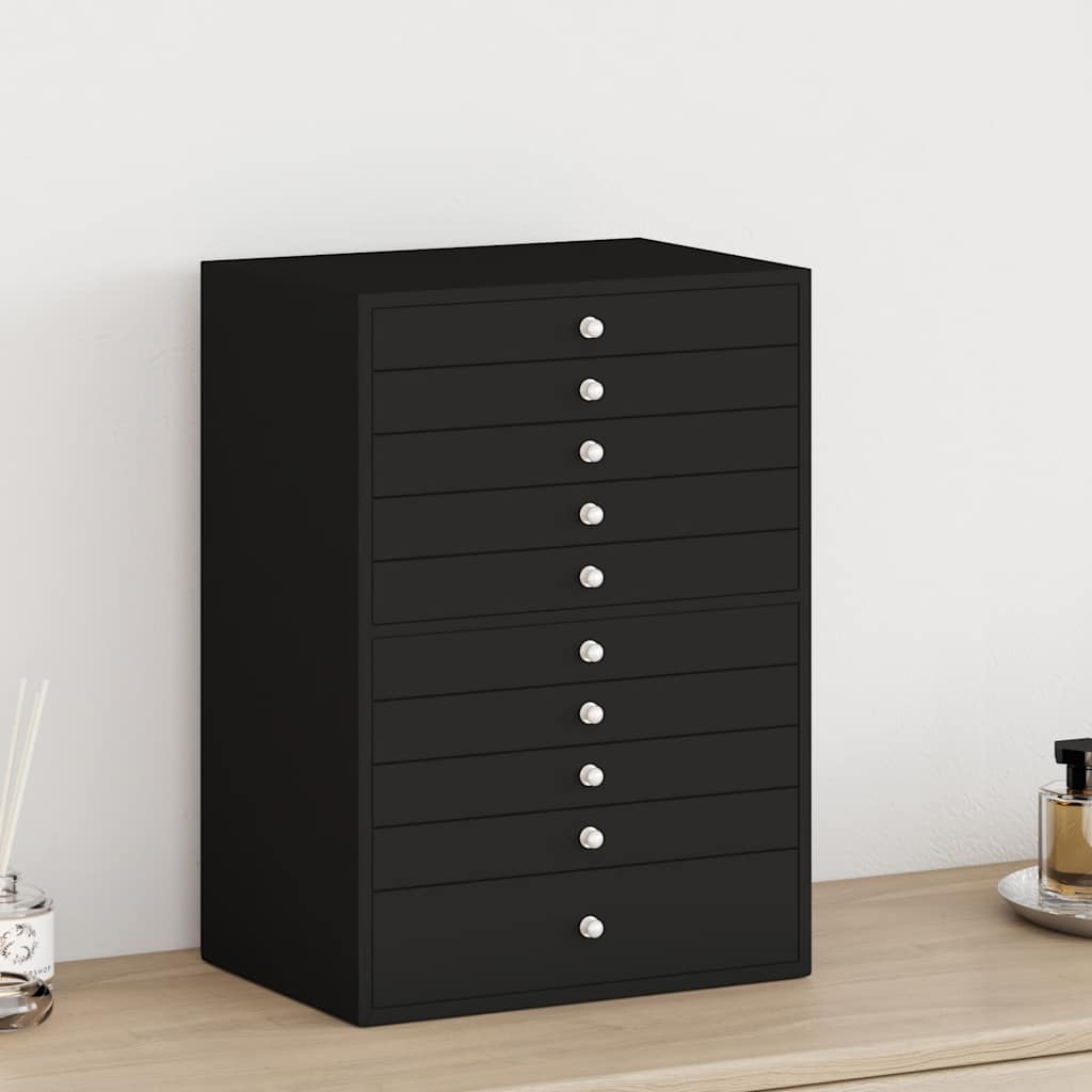 Schmuckkästchen 10-Lagig Mit Uhrenhaltern 29X20,5X40,5 Cm