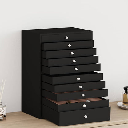 Schmuckkästchen 10-Lagig Mit Uhrenhaltern 29X20,5X40,5 Cm