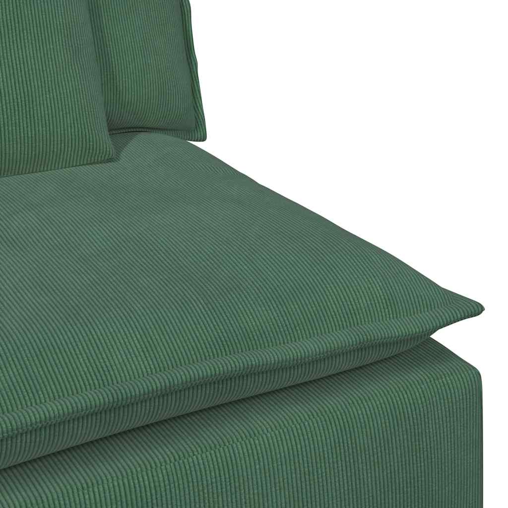 Modulares Sofa Mit Fußhocker Und Kissen