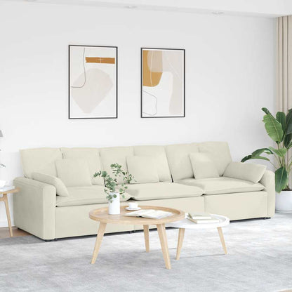 Modulares Sofa Mit Kissen Weinrot
