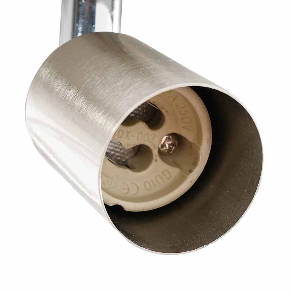 Deckenstrahler Silber 29 X 29 X 11 Cm Stahl Und Glas