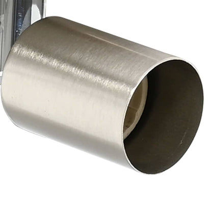 Deckenstrahler Silber 29 X 29 X 11 Cm Stahl Und Glas