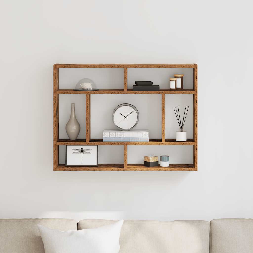 Wandregal 75 X 16 X 55 Cm Holzwerkstoff