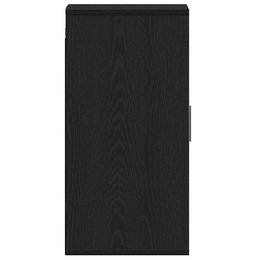 Schuhschränke 2 Stk. Schwarz Eichen-Optik Schwarze Eiche