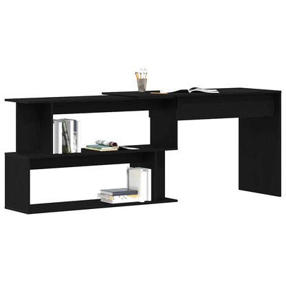 Schreibtisch Schwarze Eiche 200 X 50 X 76 Cm Holzwerkstoff Schwarze Eiche