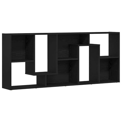 Bücherregal Schwarz Eichen-Optik 67X24X161 Cm Holzwerkstoff