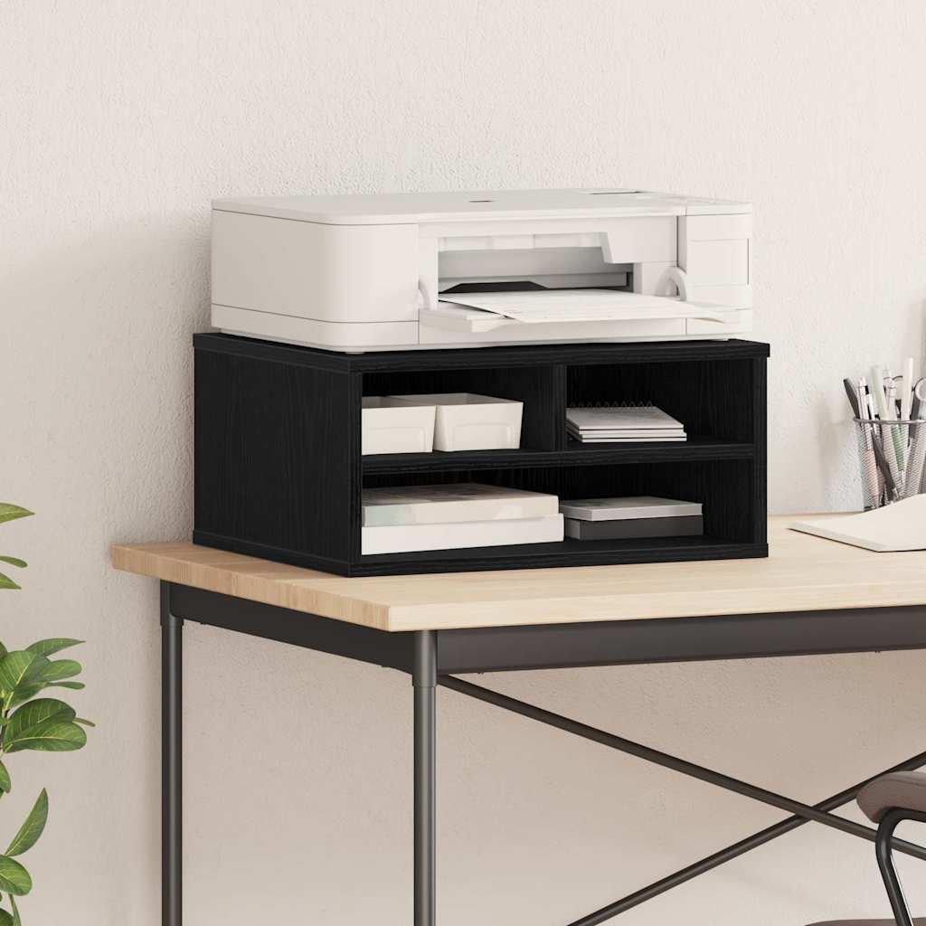 Druckerständer Schwarze Eiche 49 X 40 X 22.5 Cm Holzwerkstoff