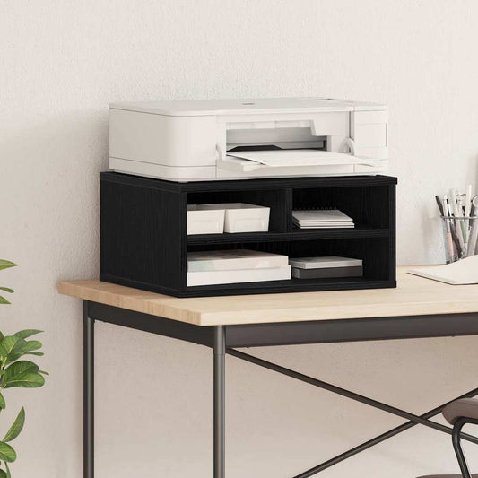 Druckerständer Schwarze Eiche 49 X 40 X 22.5 Cm Holzwerkstoff