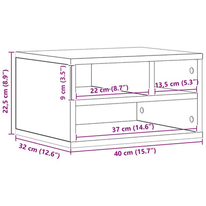 Druckerständer 40 X 32 X 22.5 Cm Holzwerkstoff