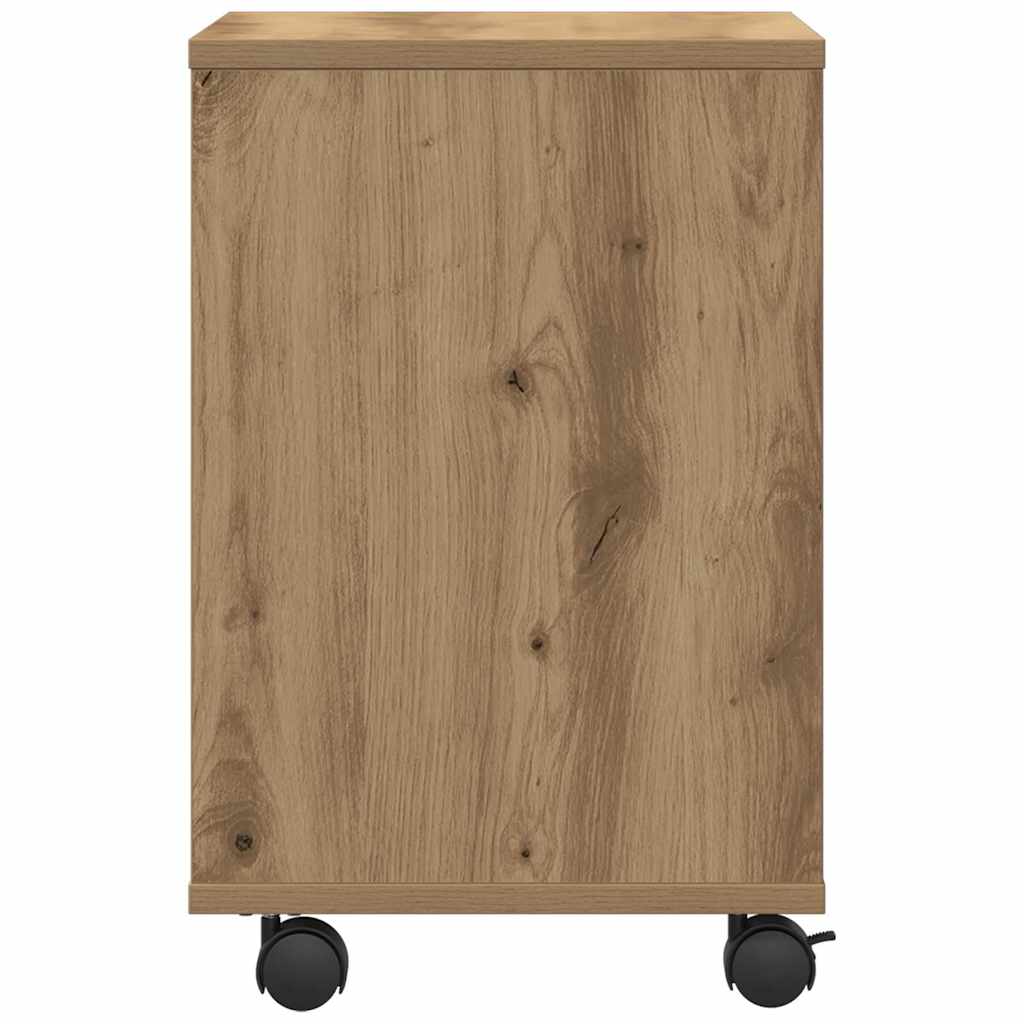 Druckerständer Eiche Handwerklich 41 X 32 X 48 Cm Holzwerkstoff