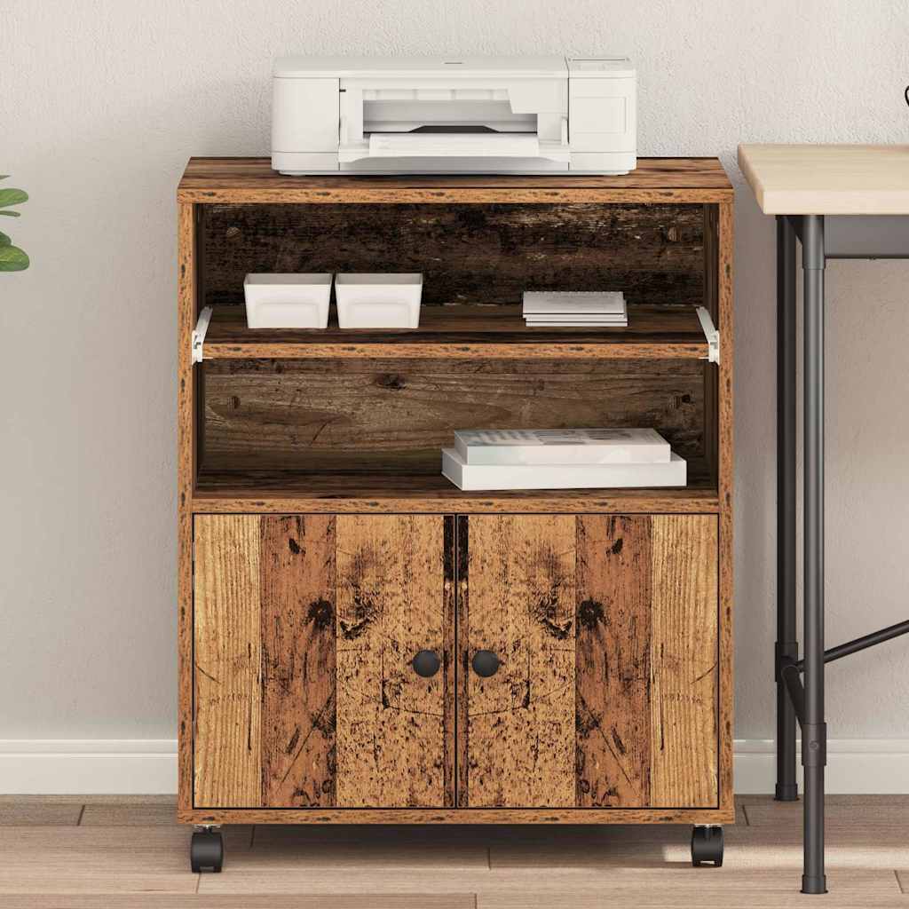 Druckerständer 60 X 48 X 74 Cm Holzwerkstoff