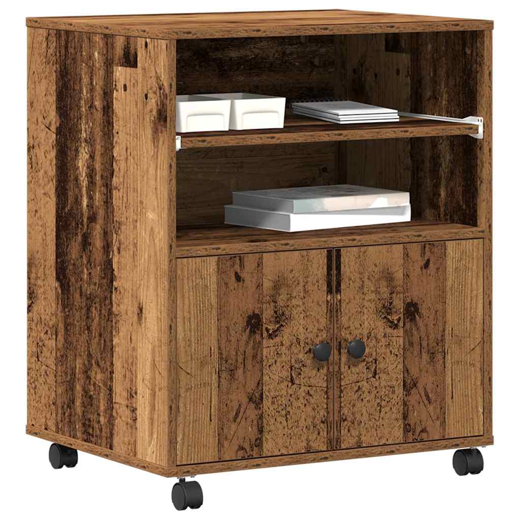 Druckerständer 60 X 48 X 74 Cm Holzwerkstoff