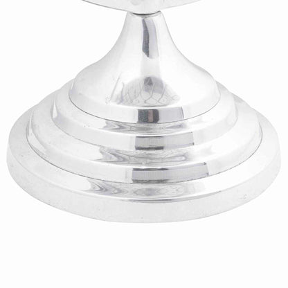 Skulptur Silber Aluminium