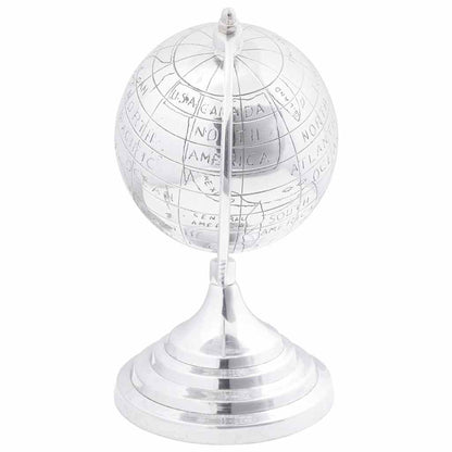 Skulptur Silber Aluminium