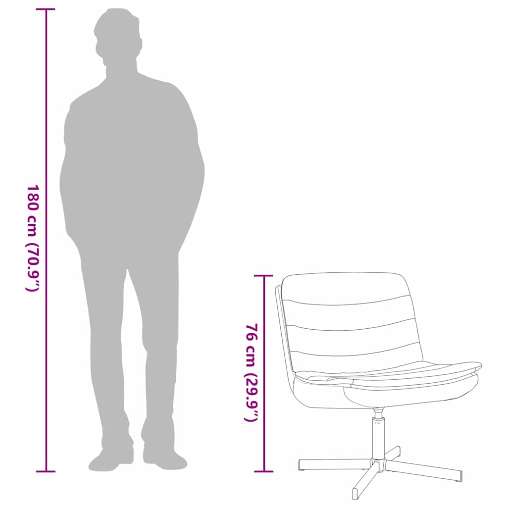 Drehstuhl 63 X 75 X 76 Cm Stoff