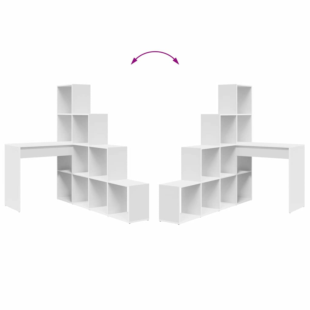 Eckschreibtisch 101,5 X 149,5 X 149,5 Cm Holzwerkstoff