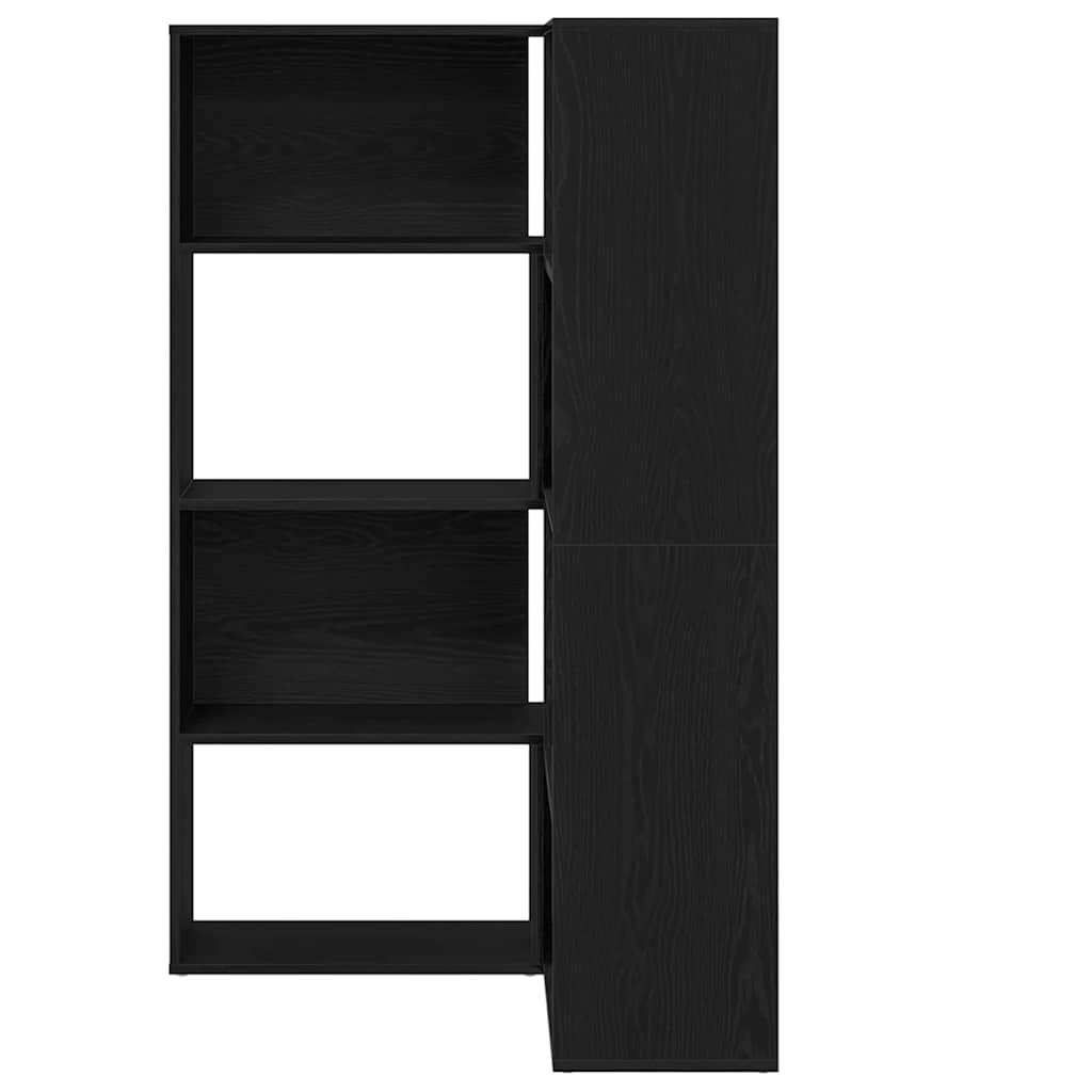 Bücherregal Schwarze Eiche 140 X 30 X 140 Cm Holzwerkstoff