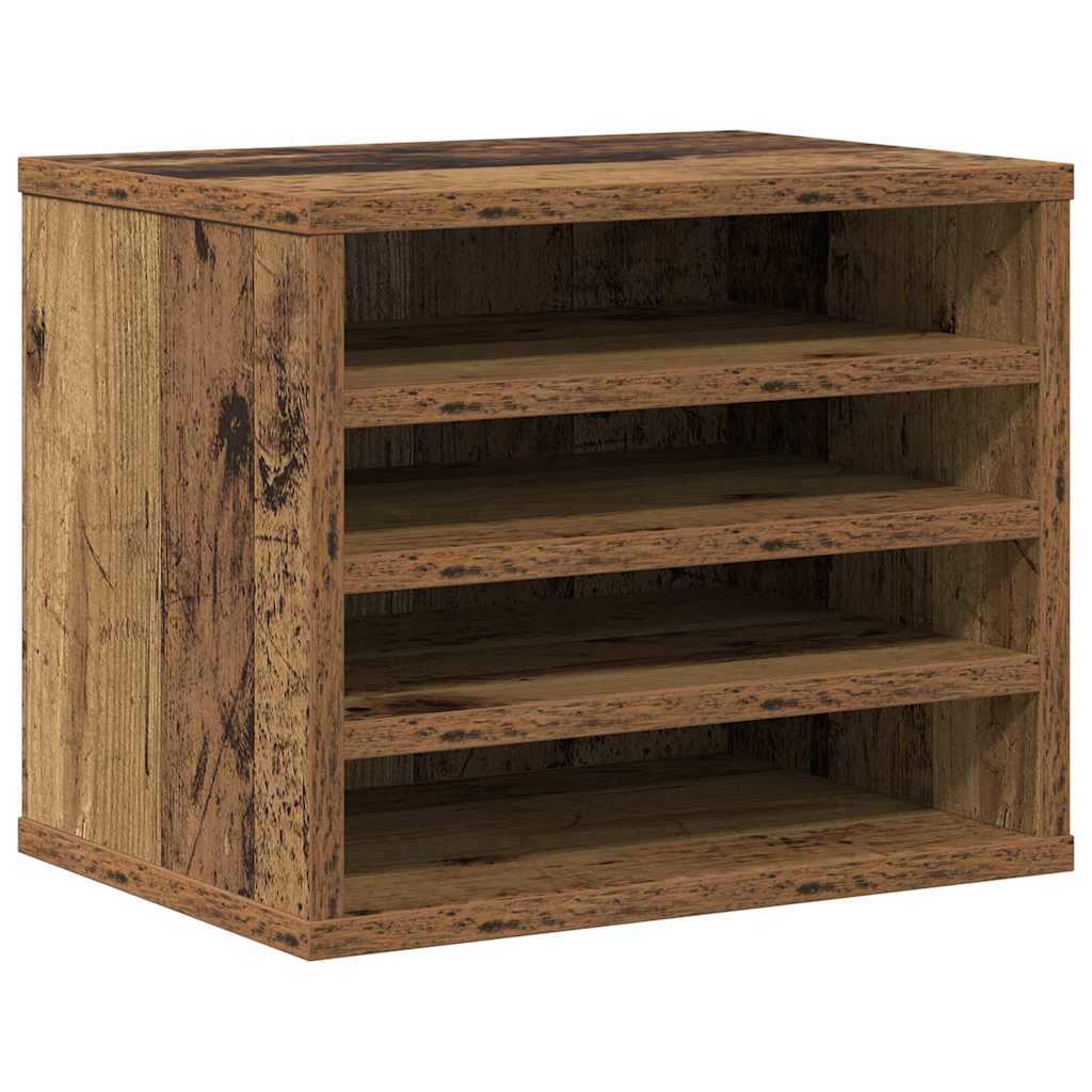 Schreibtisch Organizer 36 X 26 X 29.5 Cm Holzwerkstoff