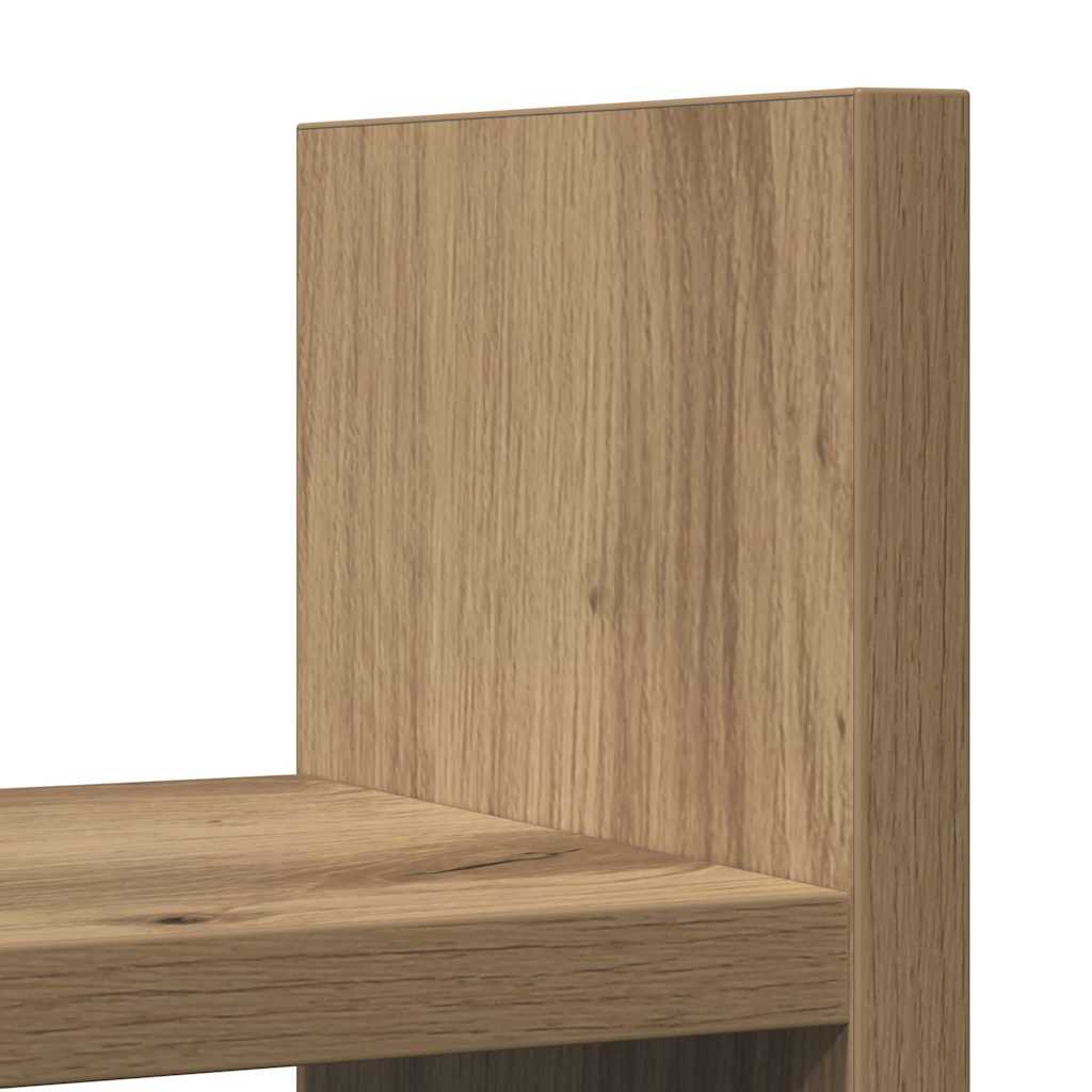 Schreibtisch Organizer Eiche Handwerklich 34.5 X 15.5 X 35.5 Cm