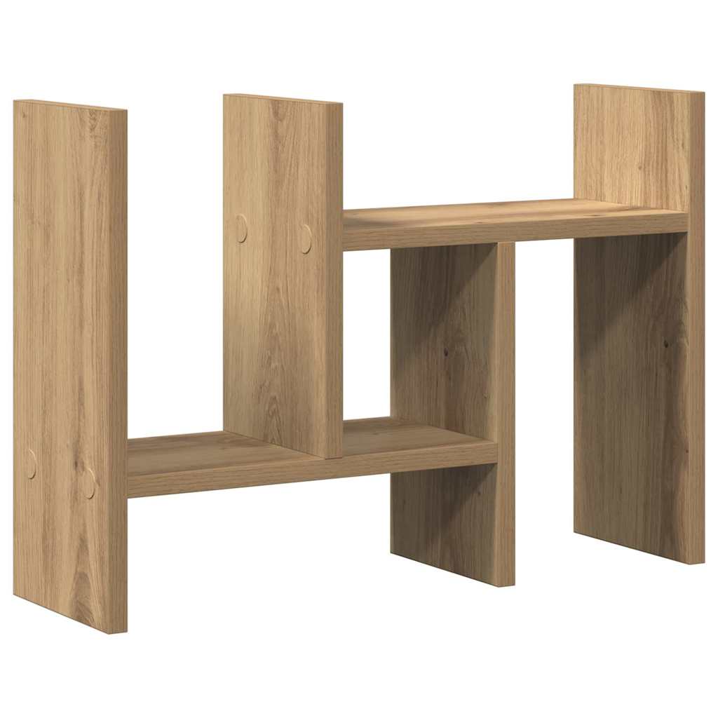 Schreibtisch Organizer Eiche Handwerklich 34.5 X 15.5 X 35.5 Cm