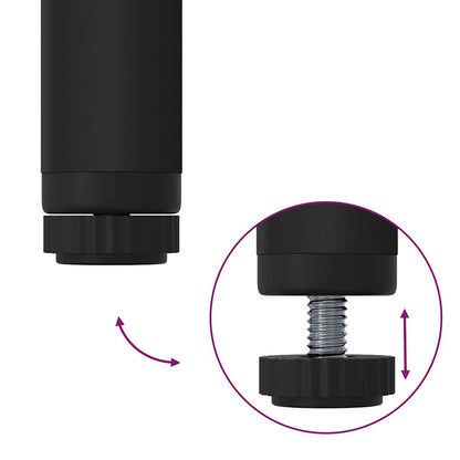 Kleiderständer Mit Regal Schwarz 100 X 56 X 154 Cm Stahl