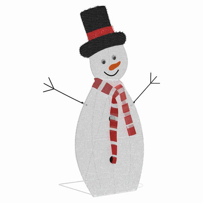 Beleuchtete Schneemann Familie 3 Pcs Warmes Weiß Polyester