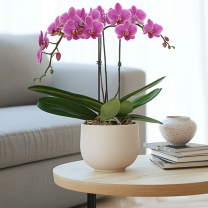 Florastore Schmetterlingsorchidee - Phalaenopsis Multiflora - Höhe 35-45Cm - ⌀12Cm