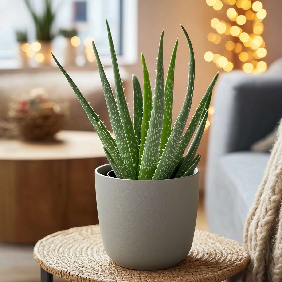 Florastore Aloe Vera - 2 Stk - Aloe Barbadensis - Höhe 25-40Cm - ⌀11Cm