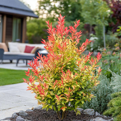 Florastore Schattenglöckchen - 2 Stk - Pieris 'Forest Flame' - Höhe 25-40Cm - ⌀17Cm