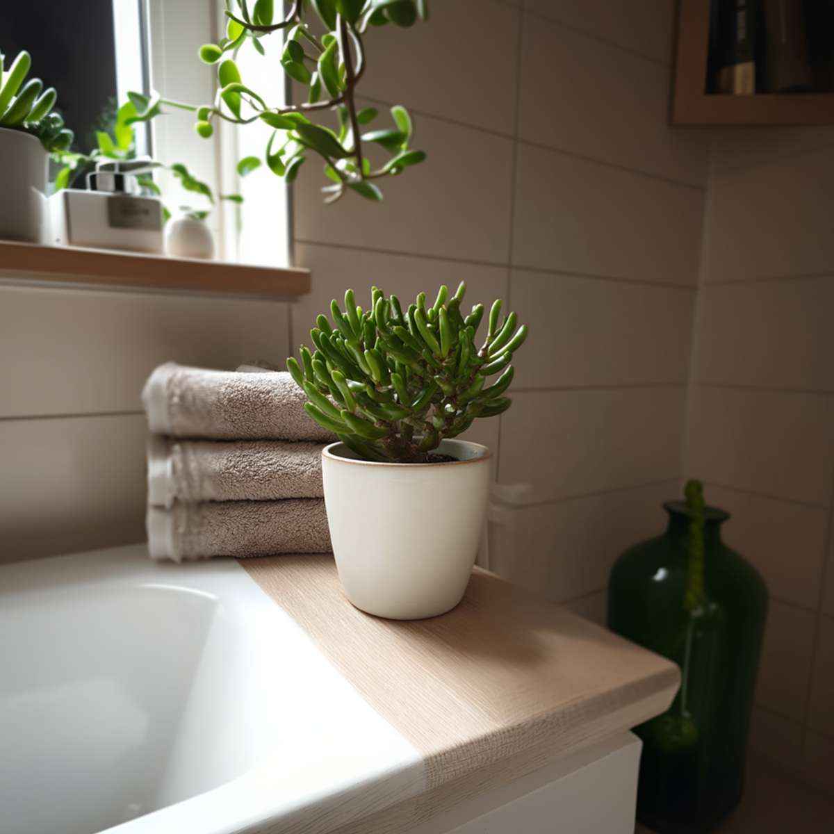 Florastore Pfennigbaum - Crassula Ovata 'Gollum' - Höhe 15-25 Cm - Topf 12 Cm