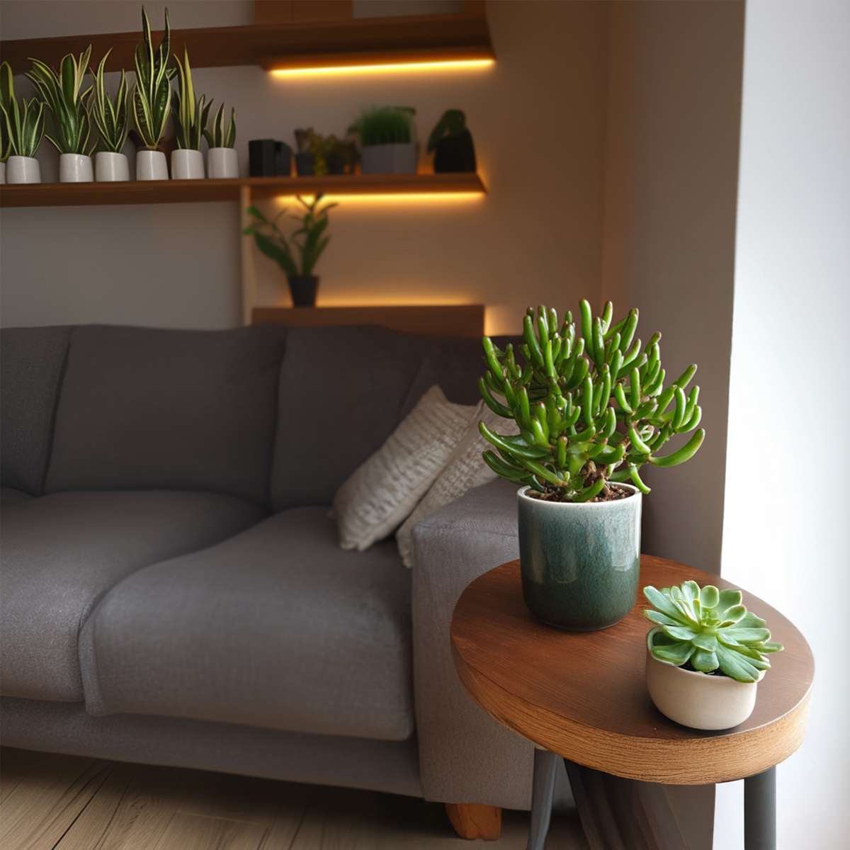 Florastore Pfennigbaum - Crassula Ovata 'Gollum' - Höhe 15-25 Cm - Topf 12 Cm