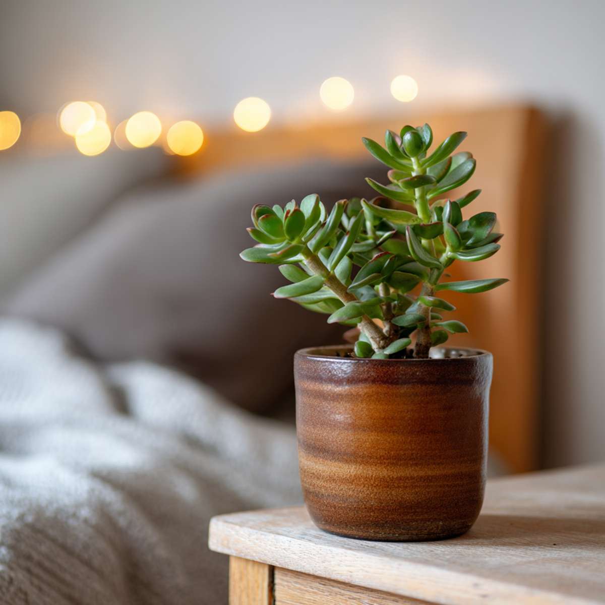 Florastore Jade-Pflanze - Crassula Ovata - Höhe 15-25Cm - Ø12Cm