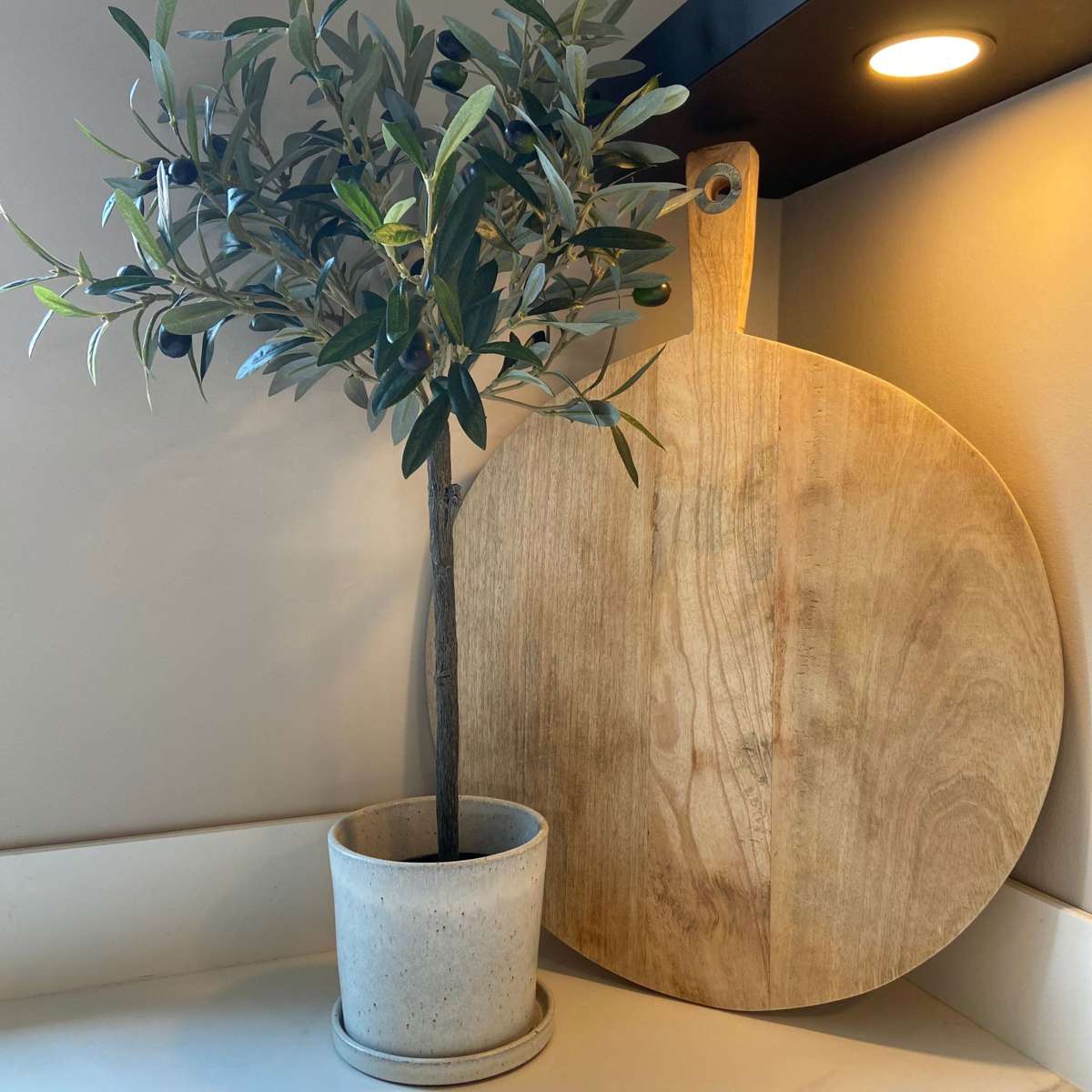 Florastore Künstlicher Olivenbaum – Höhe 65Cm