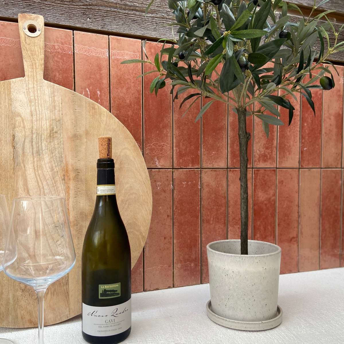 Florastore Künstlicher Olivenbaum – Höhe 65Cm