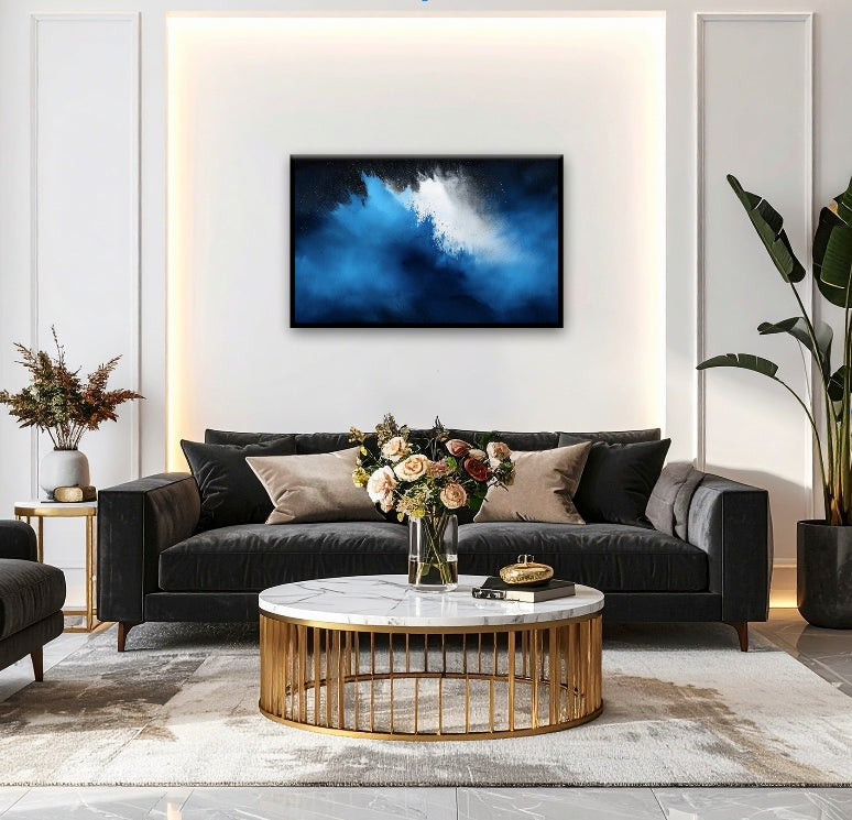 AUREORA Art Leinwand Wellenbruch