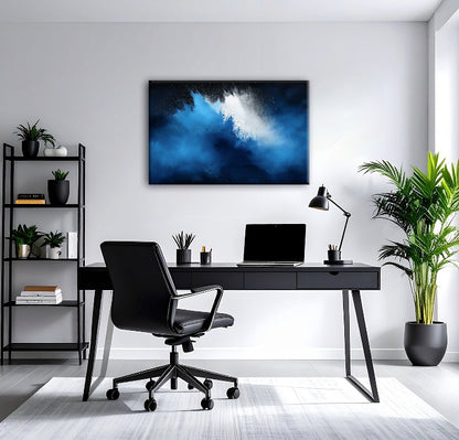 AUREORA Art Leinwand Wellenbruch