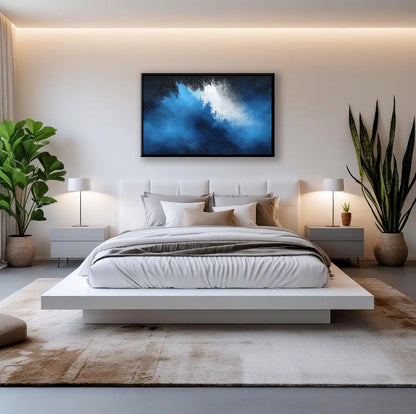 AUREORA Art Leinwand Wellenbruch