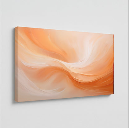 AUREORA Art Leinwand Pfirsich-Hauch